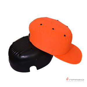 Каскетка-бейсболка защитная с вставкой из ударопрочного пластика оранжевая. Артикул: 9728. Цена от 668,00 р.